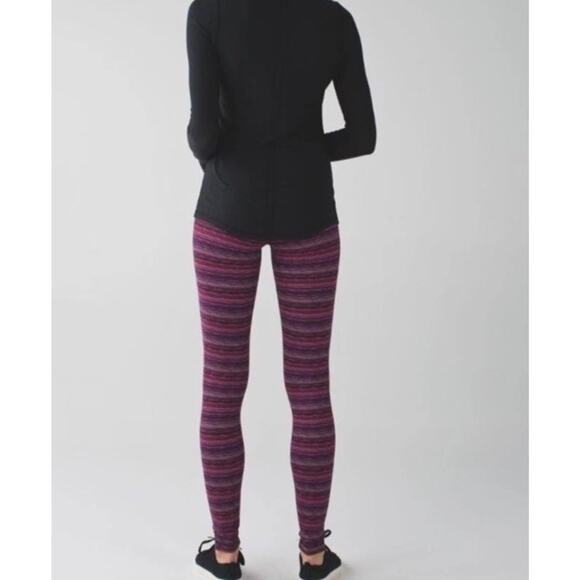 Lululemon Wunder Under Leggings pant 111 space dye‎ twist Size 4 - Picture 3 of 10